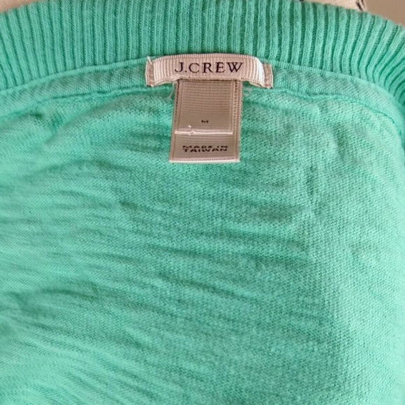 J. Crew turquoise sweatshirt, size medium - Picture 3 of 7